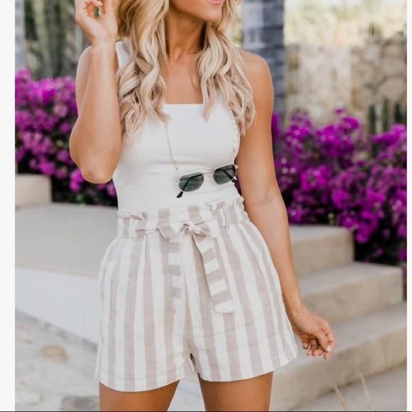 Pants - High Waist Shorts